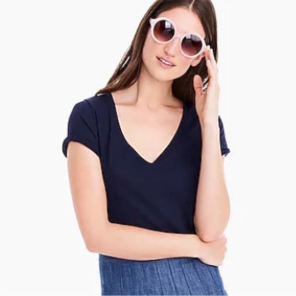 J. Crew Tops - J. Crew Navy Tee